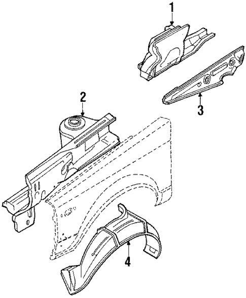 Inner Components for 1985 Mazda GLC #0