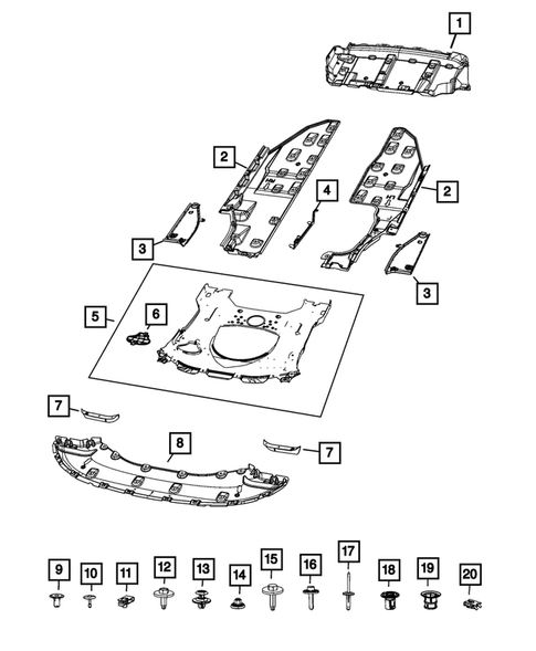 Under Body Protection for 2024 Chrysler Voyager #1