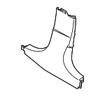 51436999472 - Body: Lower Center Pillar Trim for BMW Image