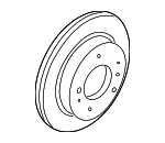 D0206ZM00CNW - Brakes: Value Advantageâ„¢ ROTOR-DISC BRAKE,FRONT for INFINITI: M45, Q45 Image