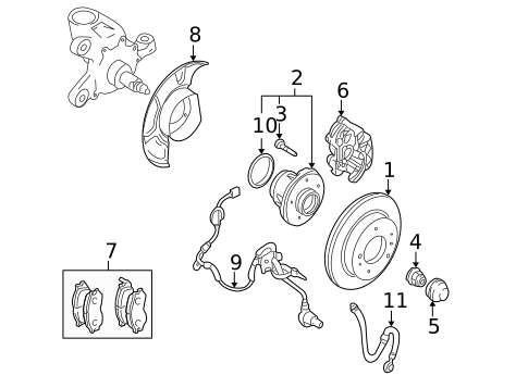 Anti-Lock Brakes for 2004 INFINITI Q45 #1