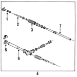 FB0132240A - : Inner Tie Rod for Mazda Image