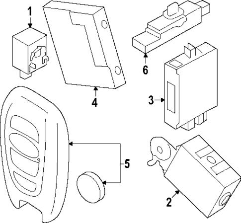 Keyless Entry Components for 2025 Subaru Forester #0