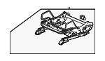 81136T60A01 - Body: Cushion Frame for Honda Image