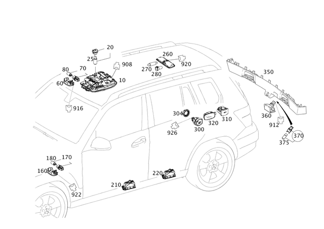 25407581 - Electrical System: Socket-Outlet for Mercedes-Benz Image image