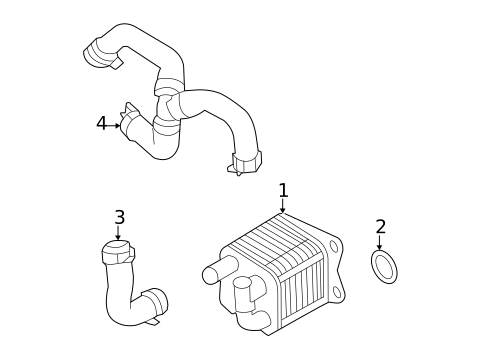 Trans Oil Cooler for 2022 Volvo V90 Cross Country #0