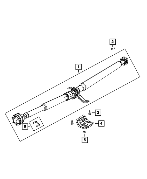 Drive Shaft for 2012 Dodge Journey #0