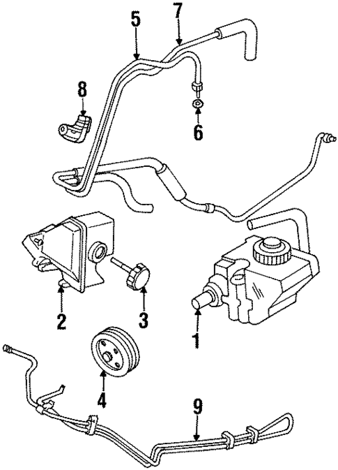 Pump & Hoses for 1996 Chevrolet Monte Carlo #0