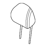 88700K9050SJA - Body: Headrest for Hyundai: Veloster N Image