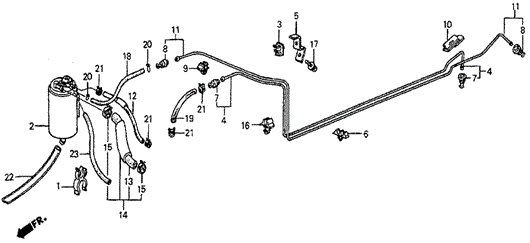Canister (1) for 1987 Honda Prelude #0