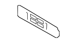 31383632 - Body: License Bracket for Volvo: XC90 Image