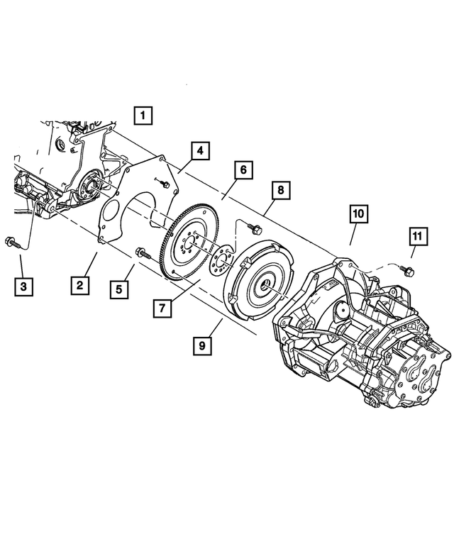 6501742 - Clutch: Hex Head Screw for Mopar Image