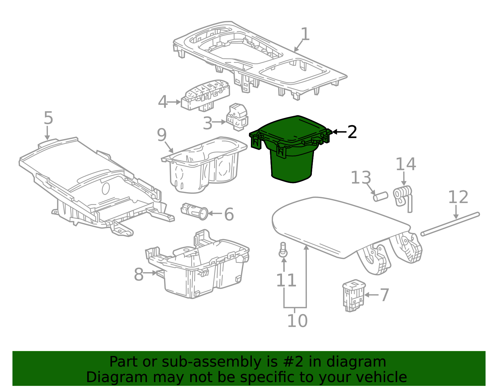 2018-2020 Buick Compartment 13485264 | TascaParts.com