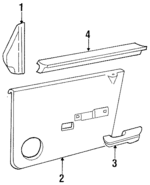 E8FZ61214A62A - Body: Filler for Ford: Escort | Mercury: Lynx Image