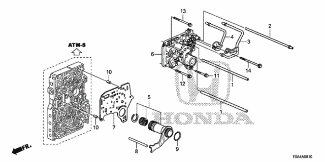 AT Regulator Body (5AT) for 2014 Honda CR-V #0