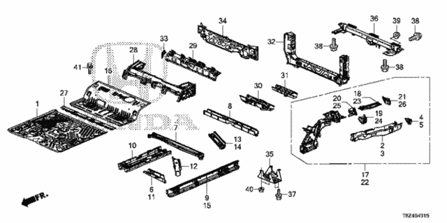 Floor Panels for 2017 Honda Ridgeline #0
