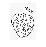 4241030021 - Brakes: Hub &amp; Bearing for Lexus: GS F, GS300, GS350, GS430, GS450h, GS460, IS F, IS250, IS350, RC F Image