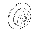 4243130280 - Brakes: Disc Brake Rotor Rear for Lexus: IS F, IS250, IS350 Image
