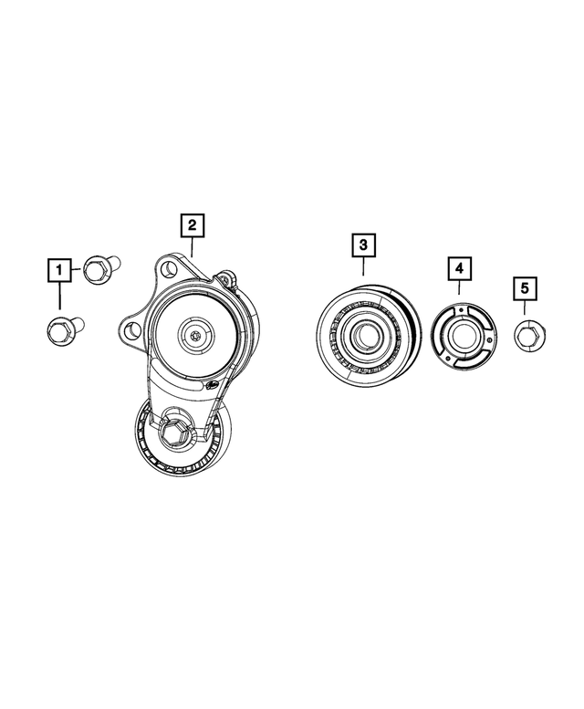 68490063AA - : Belt Tensioner for Mopar Image