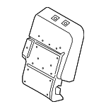 LB5Z7866800D - Body: Seat Back Pad for Ford: Explorer, Police Interceptor Utility Image