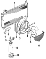 8970146040 - : A/C Condenser for Isuzu Image
