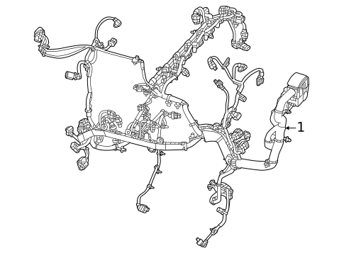 Wiring Harness for 2025 Ram 1500 #0