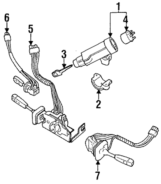 LR039638 - : Ignition Switch for Land-Rover Image