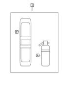 55352852AA - Wheels: Tool Set for Chrysler: 200, 300, Pacifica, PT Cruiser, Sebring, Town &amp; Country, Voyager | Dodge: Avenger, Caliber, Challenger, Charger, Dakota, Dart, Durango, Grand Caravan, Journey, Magnum, Neon, Nitro, Ram 1500, Ram 2500, Ram 3500, Stratus, Viper | Jeep: Cherokee, Commander, Compass, Gladiator, Grand Cherokee, Grand Cherokee L, Liberty, Patriot, Wrangler, Wrangler JK | Ram: 1500, 1500 Classic, 2500, 3500, C/V, Dakota Image