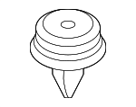 51437001491 - Body: Upper Quarter Trim Clip for BMW Image