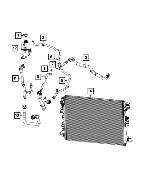 Radiator and Related Parts; Charge Air Cooler for 2024 Jeep Compass #0