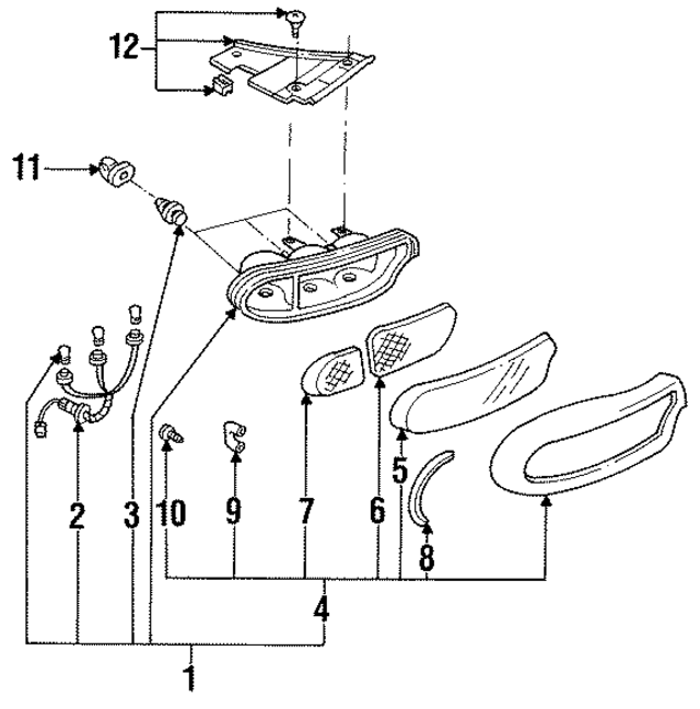 EA0451146A - : Lens &amp; Housing Grommet for Mazda Image