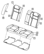 5174613AA - Interior Trim: Seat Back Foam for Dodge: Magnum Image