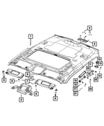 5VJ08DX9AA - Interior Trim: Headliner for Mopar Image