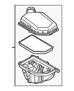 31319684 - Engine: Air Cleaner Assembly for Volvo: S60, S60 Cross Country, S80, V60, V60 Cross Country, XC60, XC70 Image