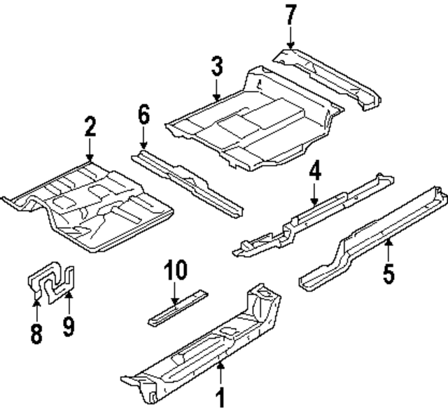 15991972 - Body: Inner Rocker for GM Image