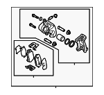 58210D3000 - : Caliper Assembly for Hyundai: Tucson Image