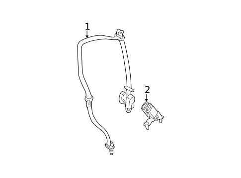 Seat Belt for 2005 Ford Explorer #2