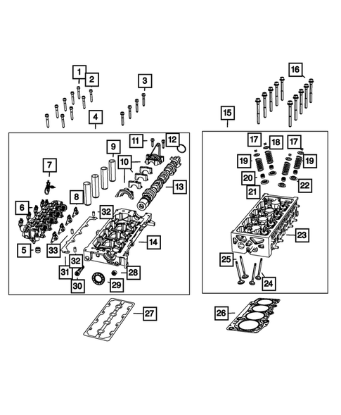Camshaft and Valve for 2016 Fiat 500 #0