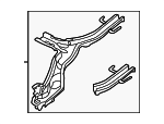 4825014 - : Side Member Rail for Saab: 9-5 Image
