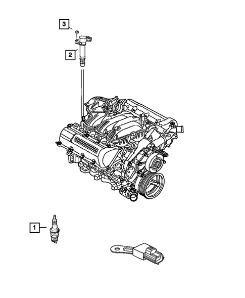 Ignition - Spark Plugs, Cables, Coils, and Glow Plugs for 2008 Dodge Ram 1500 #0