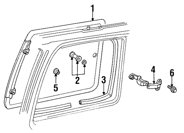4675083 - Body: Glass Assembly for Mopar Image