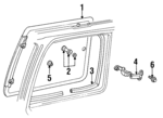 4675077 - Body: Glass Assembly for Mopar Image