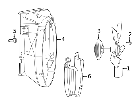 Cooling Fan for 2016 Ram 3500 #0