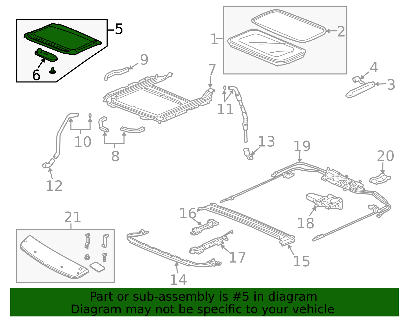 2008-2010 Honda Accord 2008-2010 Honda Accord - Sunshade Assembly