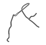 289353SG0A - Body: Washer Hose for Nissan: Sentra Image