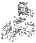 1ER87DK7AA - : Driver Inboard Shield for Jeep: Compass, Patriot Image