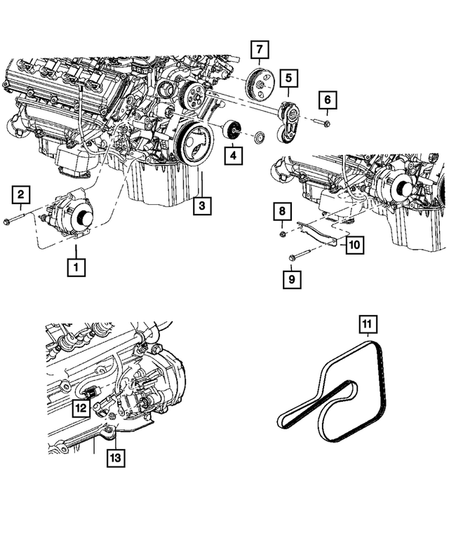 6507394AA - Electrical: Alternator Screw for Mopar Image