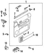 LA0168D7152 - : Armrest Cup for Mazda: MPV Image
