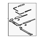 6320308022 - Body: Sunroof Frame for Toyota: Sienna Image