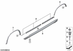 51778049940 - : Trim Piece Front Right Wheel Well, Primed for BMW Image